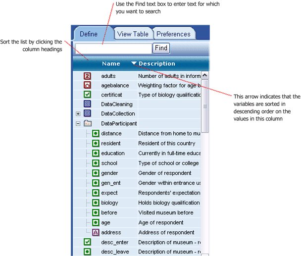 the-variable-list